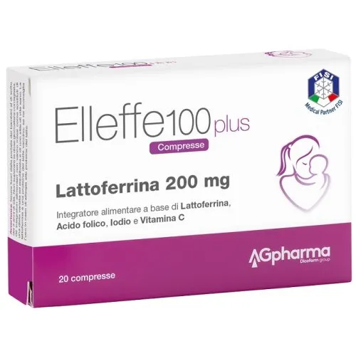 ELLEFFE 100 PLUS INTEGRATORE ALIMENTARE GRAVIDANZA 20 COMPRESSE