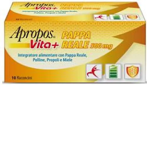 Apropos Vita+ Pappa Reale 500MG - Formato 10 flaconcini