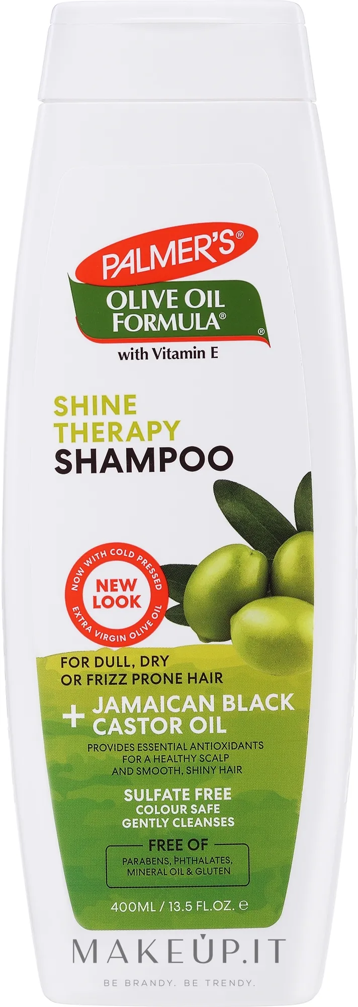 Shampoo lisciante all'olio di oliva