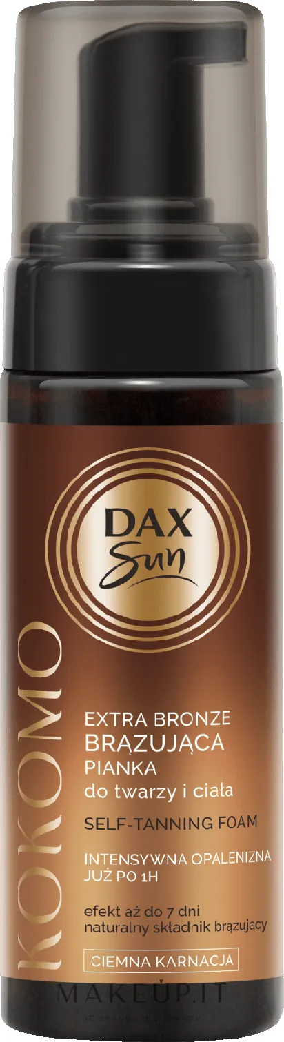 Schiuma abbronzante per viso e corpo "Kokomo"