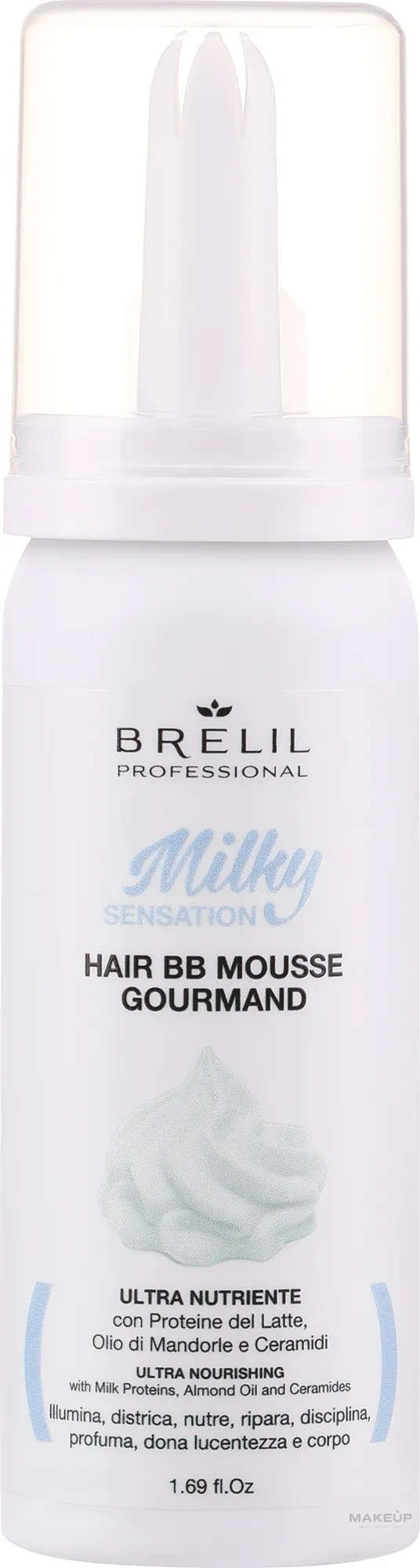 Mousse multifunzionale per capelli