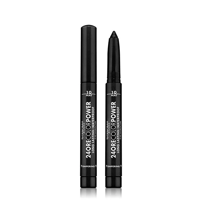 DEBORAH POWER EYESHADOW STICK 24H COLOR N.10 MAT BLACK