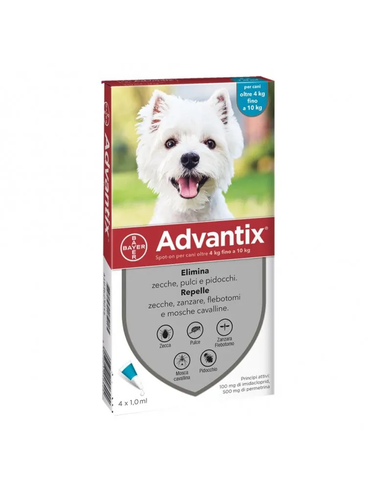 Advantix Spot-On 1ml 4-10Kg 1 Pipetta