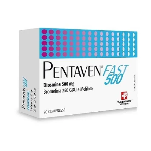 PENTAVEN FAST 500 20COMPRESSE