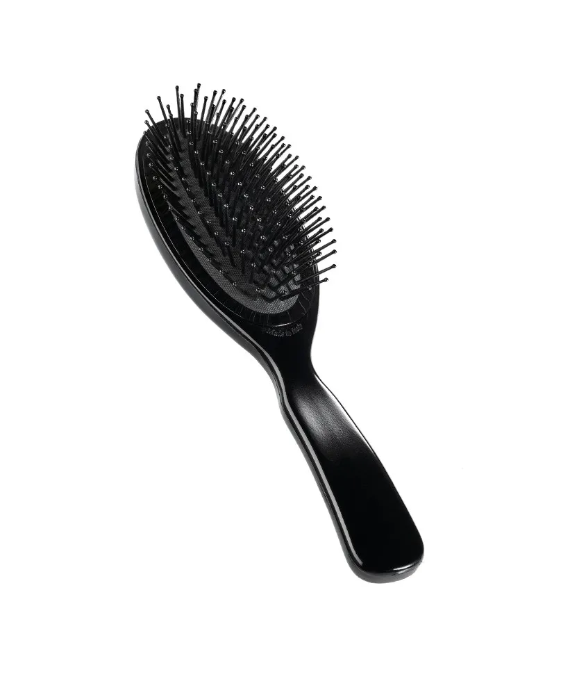 ACCA KAPPA SPAZZOLA PIATTA PNEOMATICA OVALE CON CUSCINETTO IN GOMMA NATURALE NERO