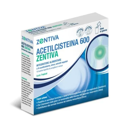 ACETILCISTEINA ZENT 600 10BUST