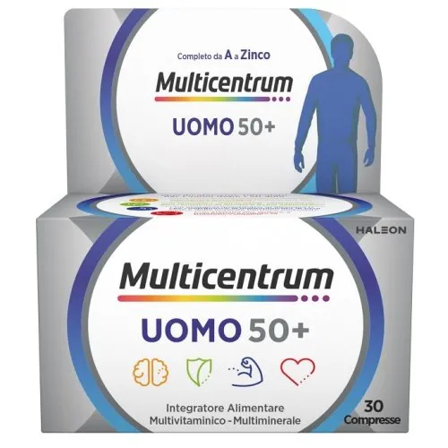 MULTICENTRUM UOMO 50+ 30COMPRESSE