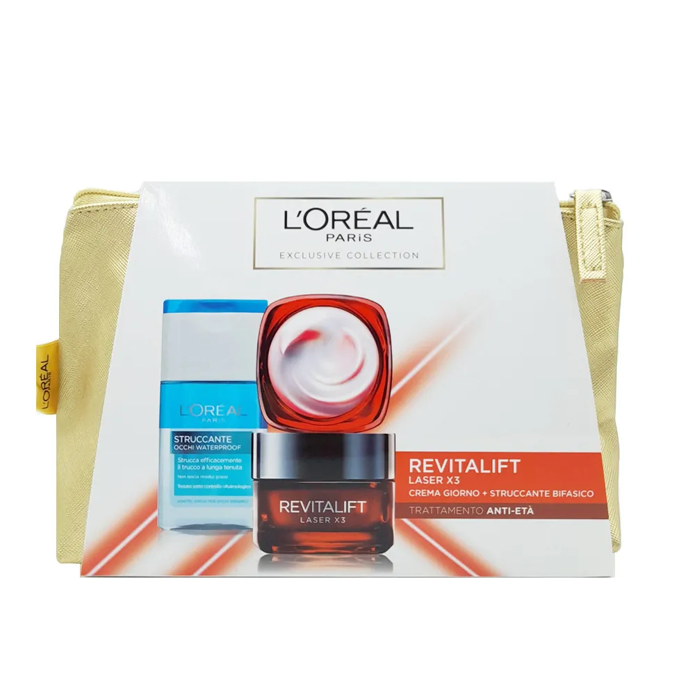 L'OREAL PARIS REVITALIFT SET REGALO CREMA VISO GIORNO 50 ML+STRUCCANTE 125 ML