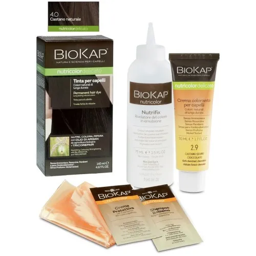Biokap Nutricolor  Tinta Delicato  4,00 Castano Naturale