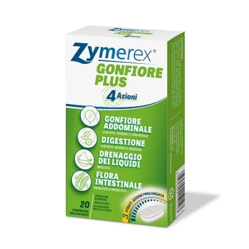 Zymerex Gonfiore Plus - Confezione contenente 20 compresse