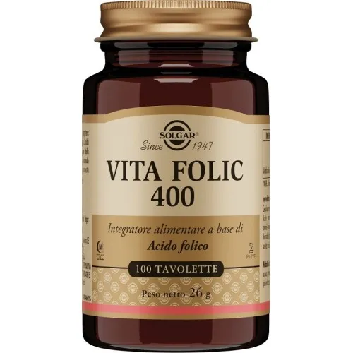 Solgar Vita Folic 400 - Formato 100 tavolette
