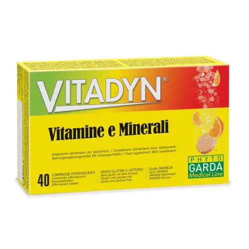 Vitadyn Vitamine e Minerali - Formato 40 compresse effervescenti