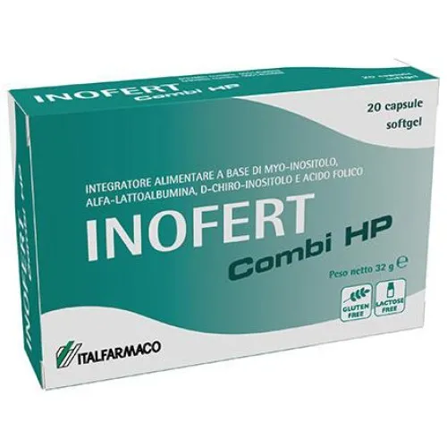 Inofert combi hp - Formato 20 capsule soft gel