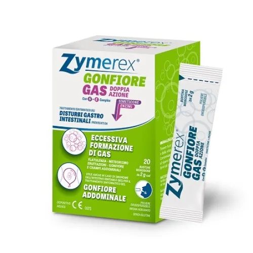Zymerex Gas Doppia azione  S+E Complex - Confezione da 20 bustine