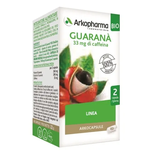 ARKOCAPSULE GUARANA'BIO 40CPS