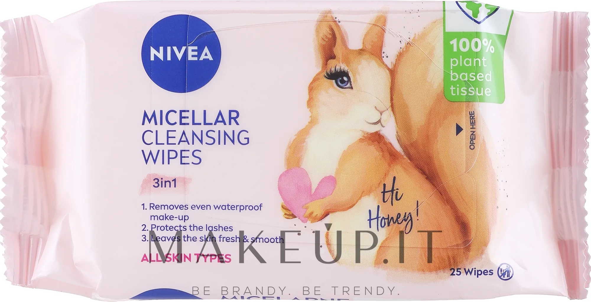 Salviette struccanti micellari biodegradabili