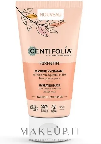 Maschera viso idratante biologica