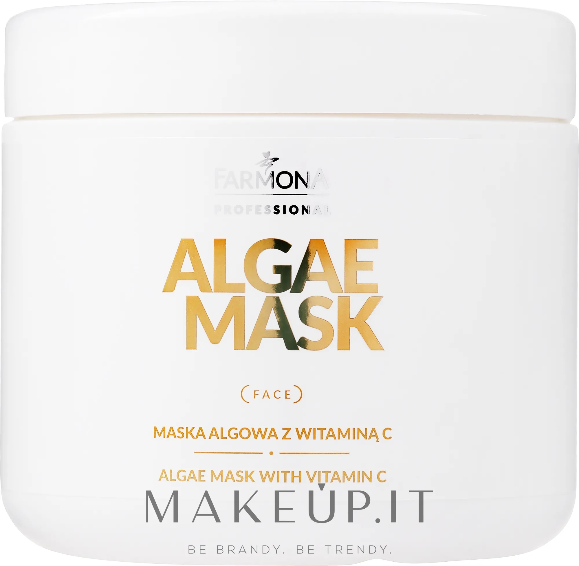 Maschera alle alghe con vitamina C.