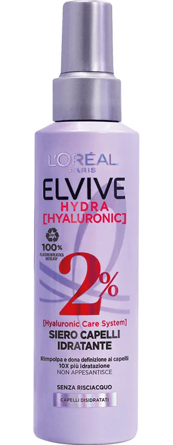 L'OREAL PARIS ELVIVE HYALURONIC SIERO IDRATANTE CAPELLI DISIDRATATI SPRAY 150 ML