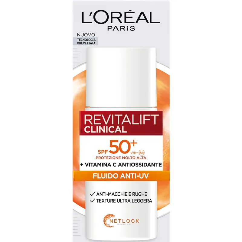 L'OREAL PARIS REVITALIFT CLINICAL VITAMINA C. FLUIDO 50+ 50ML