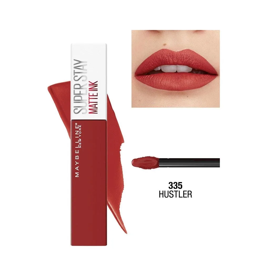 L'OREAL PARIS MAYBELLINE SUPERSTAY MATTE ROSSETTO LIQUIDO N.335 HUSTLER