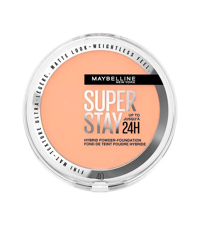L'OREAL PARIS MAYBELLINE SUPERSTAY 24H HYBRID POWDER FONDATION EFFETTO OPACO N.40 9 GR.
