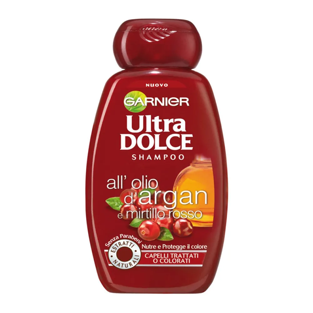 GARNIER ULTRA DOLCE SHAMPOO ARGAN MIRTILLO ROSSO  400 ML