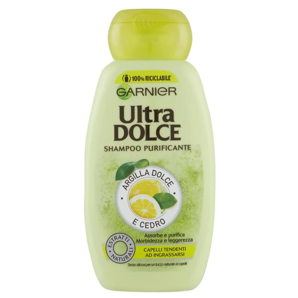 GARNIER ULTRA DOLCE SHAMPOO ARGILLA E  CEDRO 400 ML