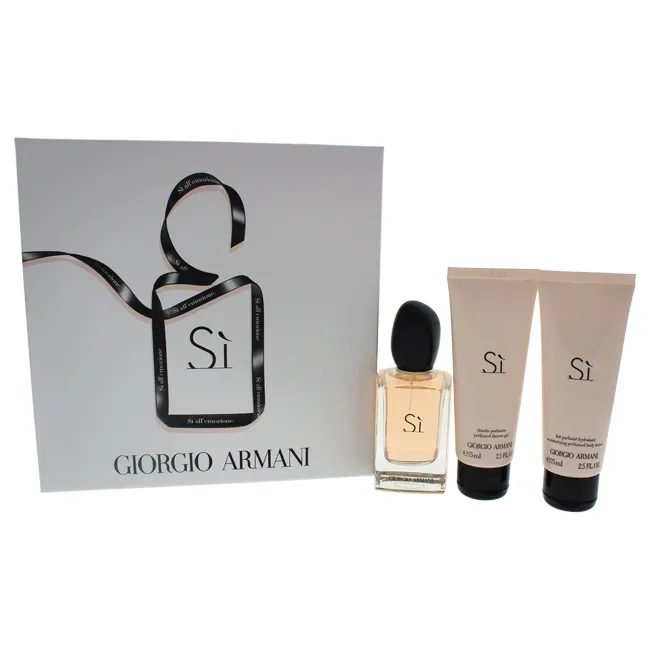 ARMANI SI CLASSICO SET REGALO EAU DE PARFUM SPRAY 50 ML+EAU DE PARFUM SPRAY 15 ML+BODY LOTION 50 ML