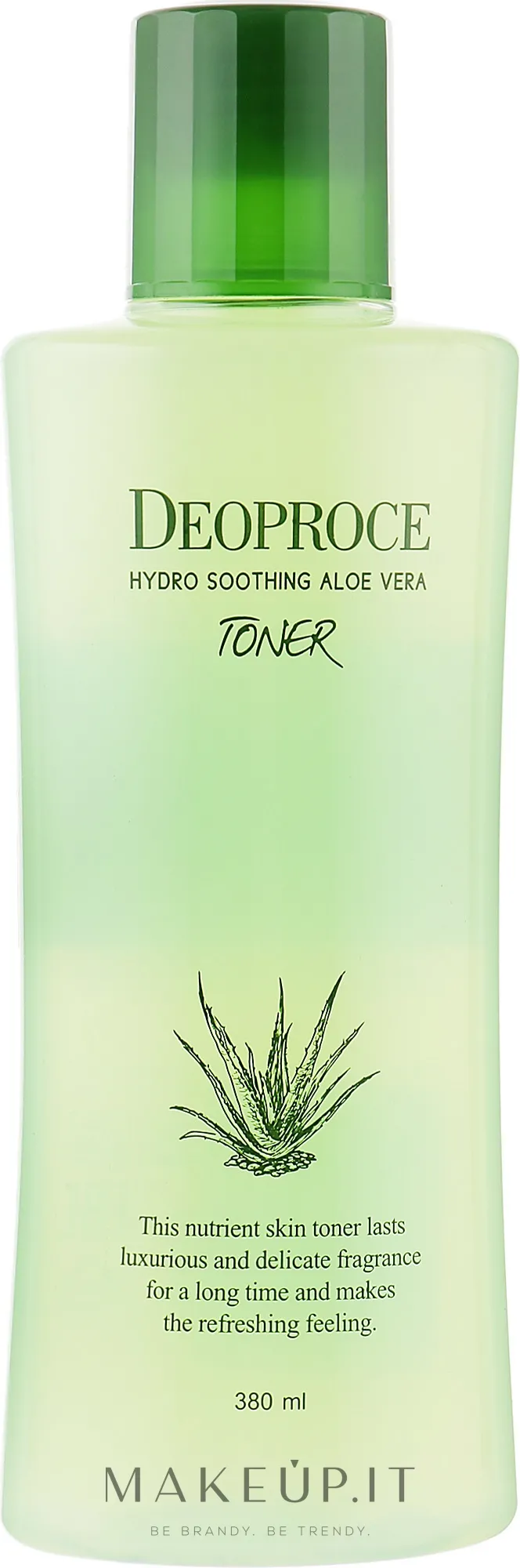 Toner idratante antirughe con aloe vera, acido ialuronico ed estratti di erbe