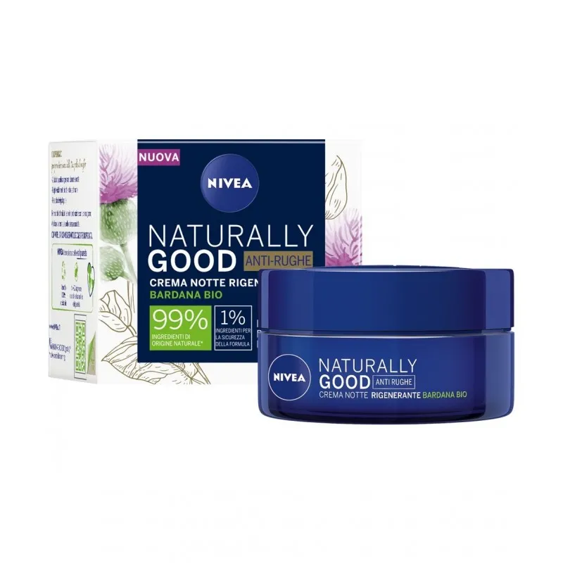 NIVEA VISAGE NATURALLY GOOD CREMA VISO NOTTE AA 50 ML