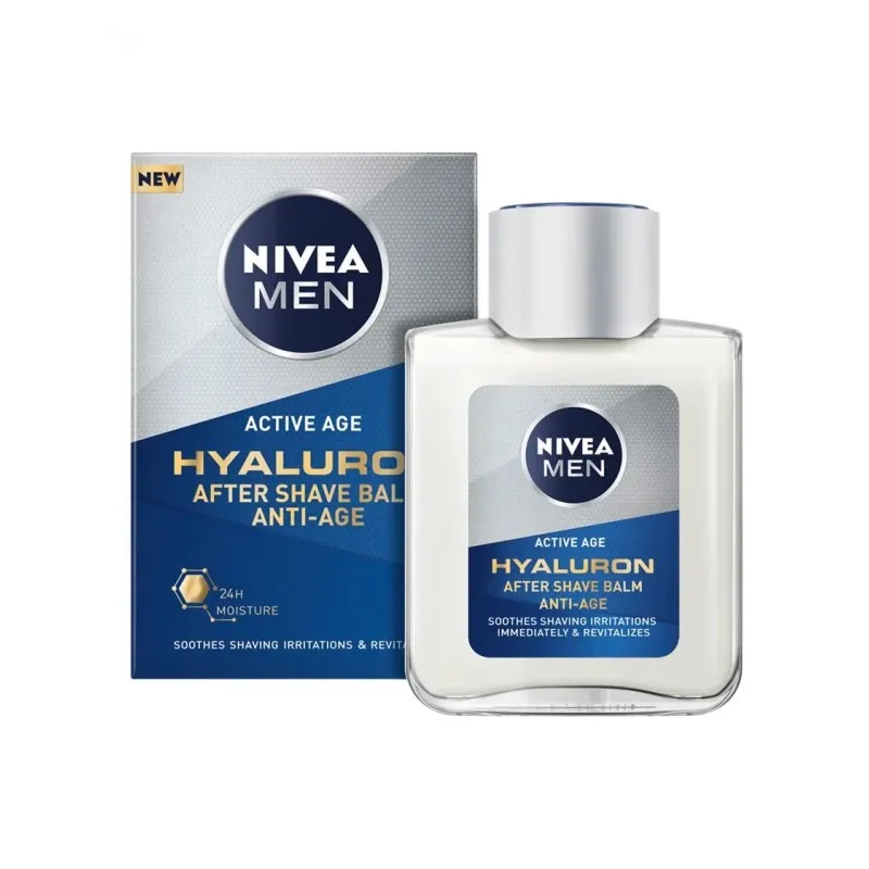 NIVEA FOR MEN ACTIVE AFTER SHAVE AGE HYALURON 100 ML