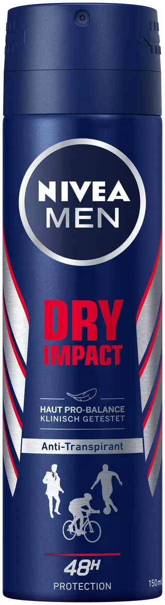 NIVEA DRY IMPACT DEODORANTE SPRAY 150 ML