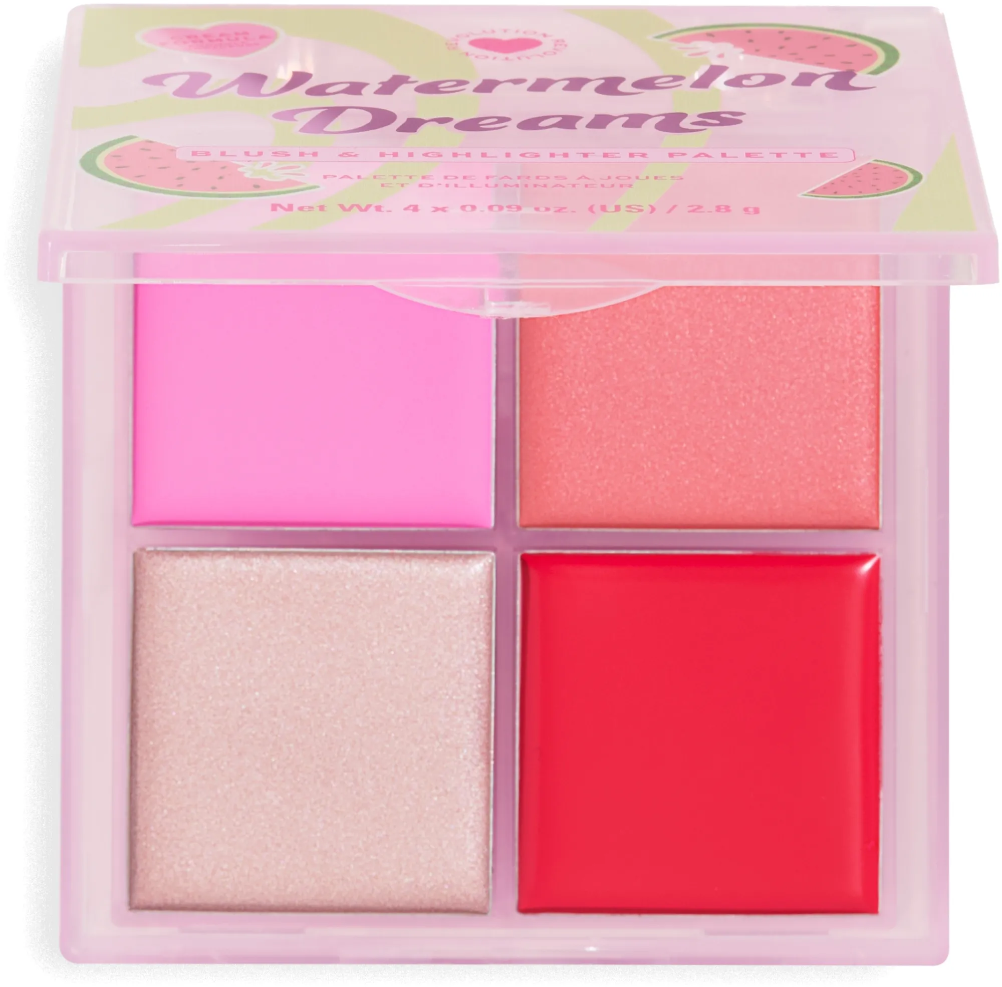 I Heart Revolution Watermelon Dreams Blush & Highlighter Palette