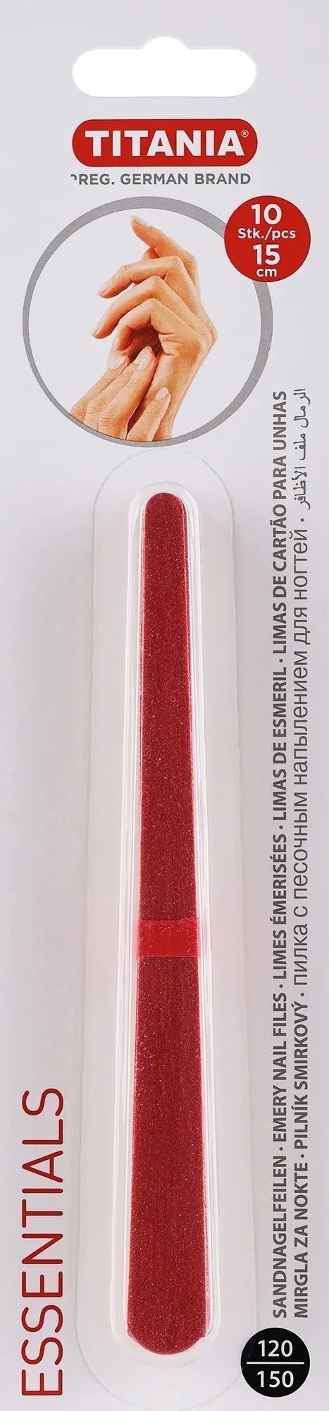 Lima per unghie, 15 cm, 120/150, 1042/10B B