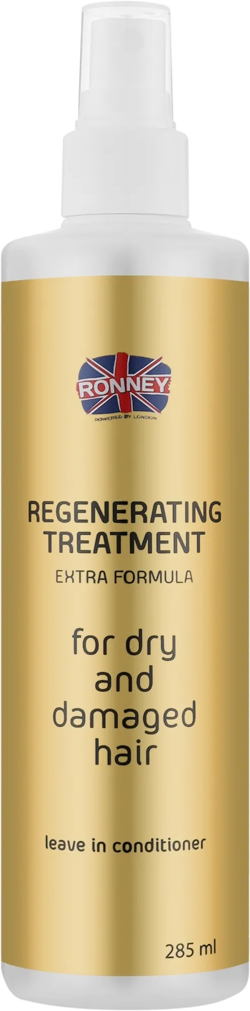 Balsamo spray rigenerante senza risciacquo per capelli secchi e danneggiati