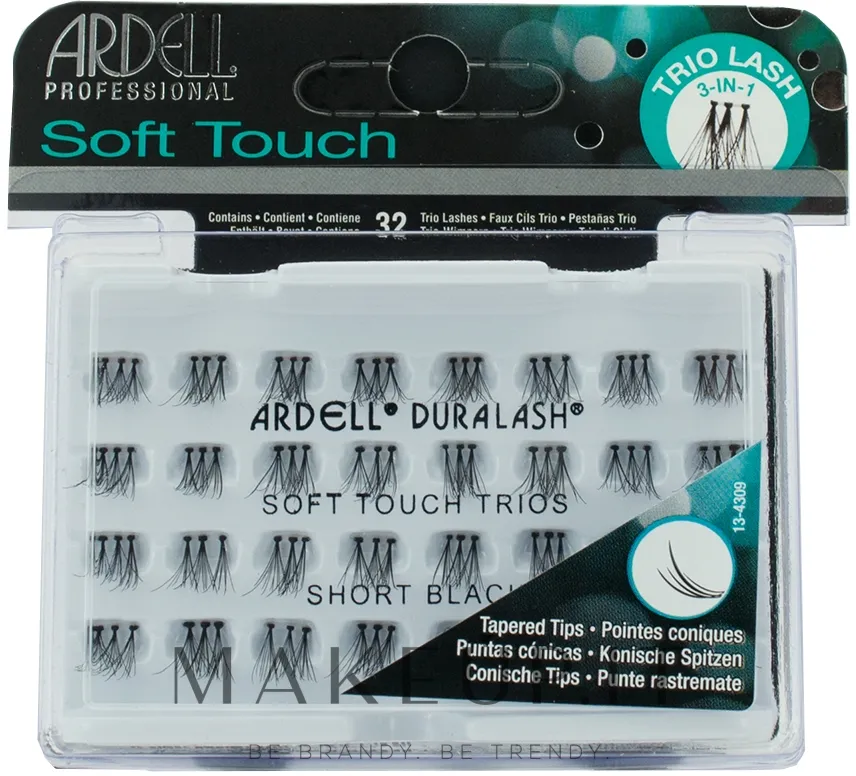 Ardell Professional Duralash Individual Soft Touch Trios Short Black