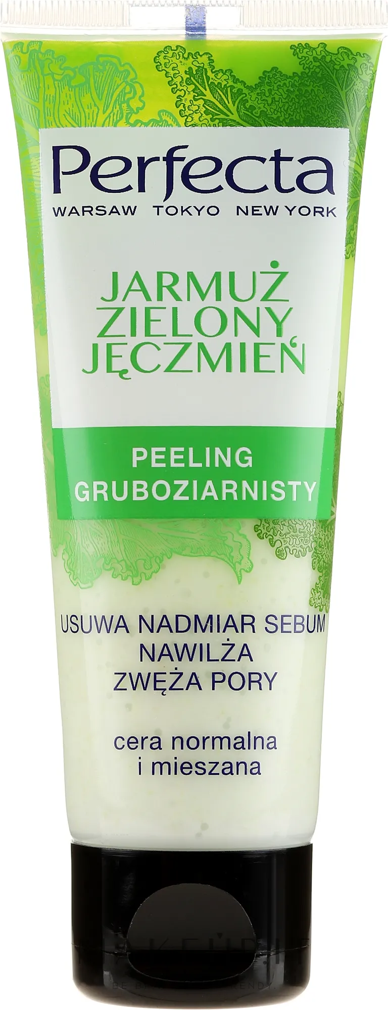 Peeling viso "Cavolo e orzo verde"