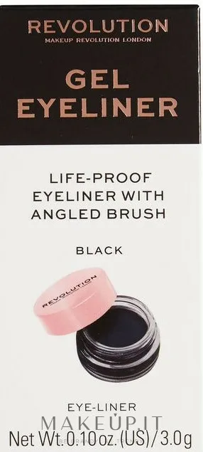 Makeup Revolution Gel Eyeliner Pot With Brush