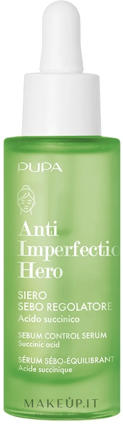 Siero viso seboregolatore con acido succinico