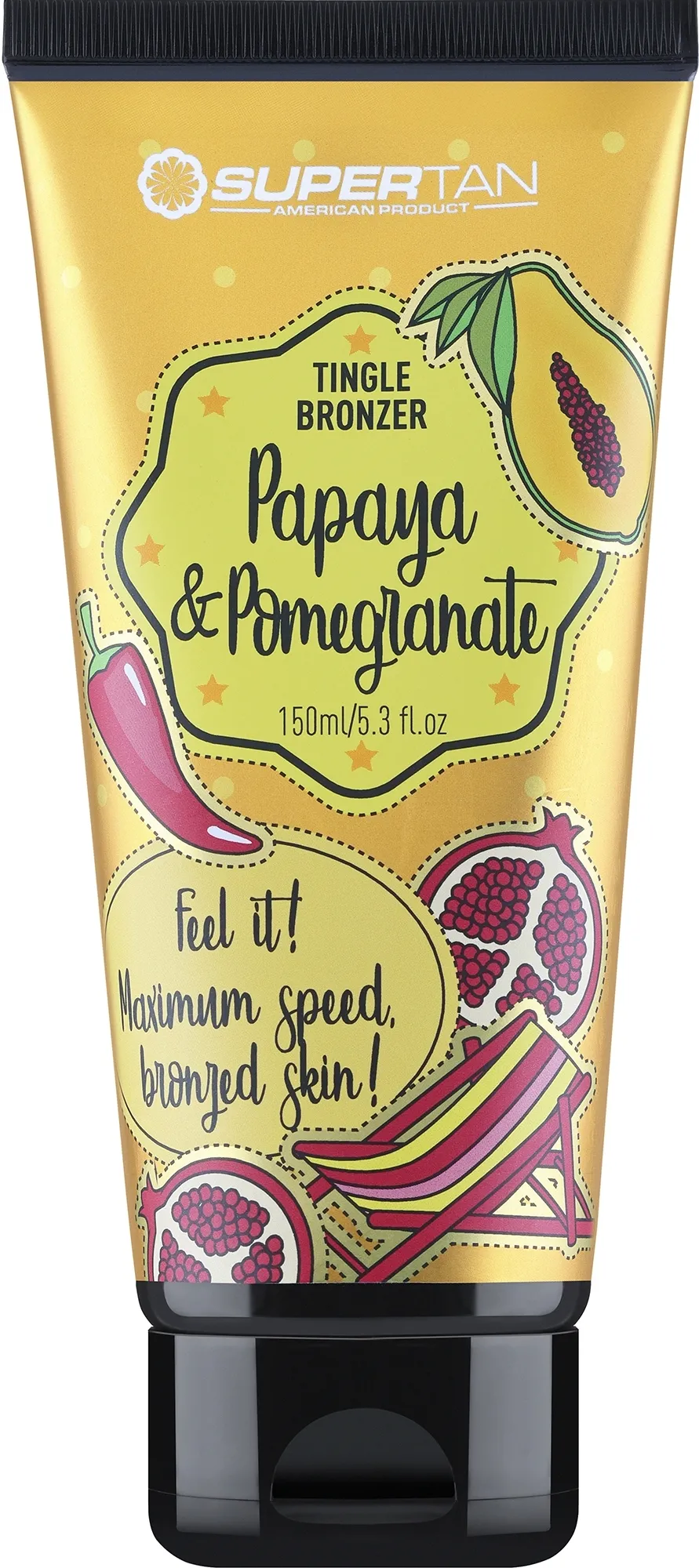 Crema Solare per Solarium 'Papaya e Melograno'