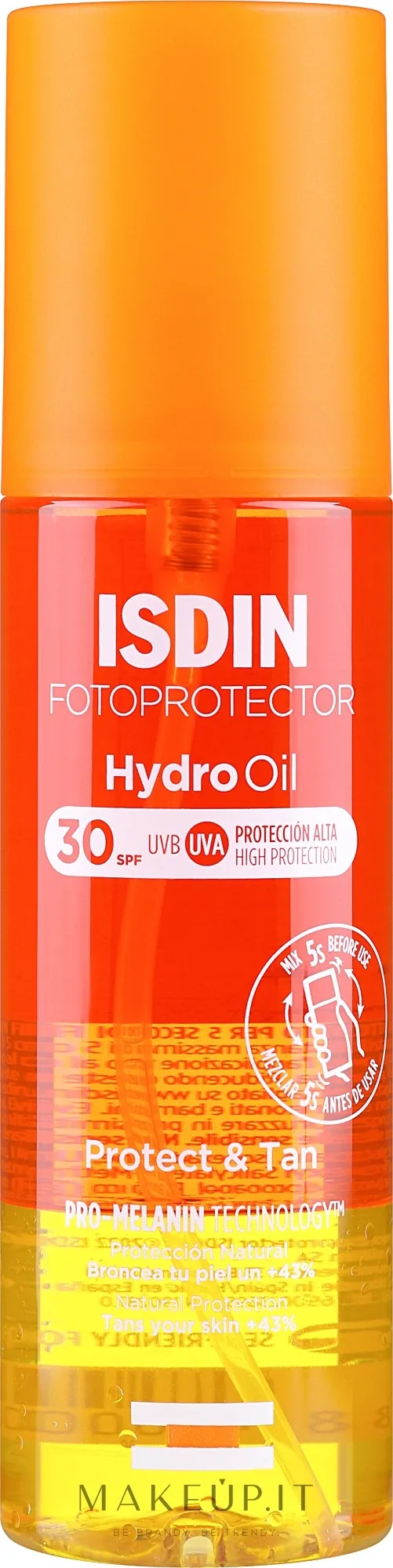 Olio solare bifasico per corpo