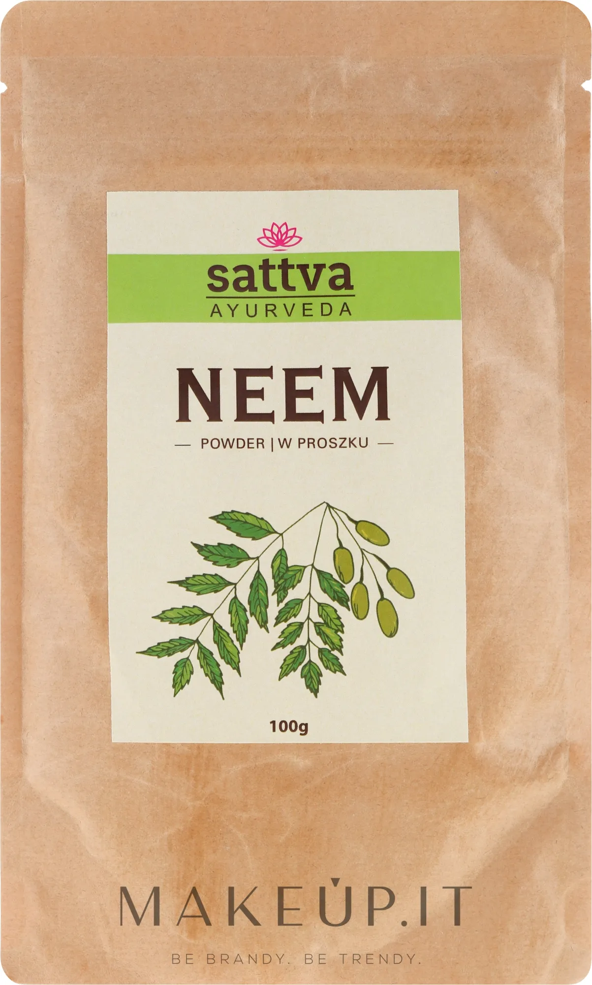 Polvere ayurvedica per viso e capelli "Neem"
