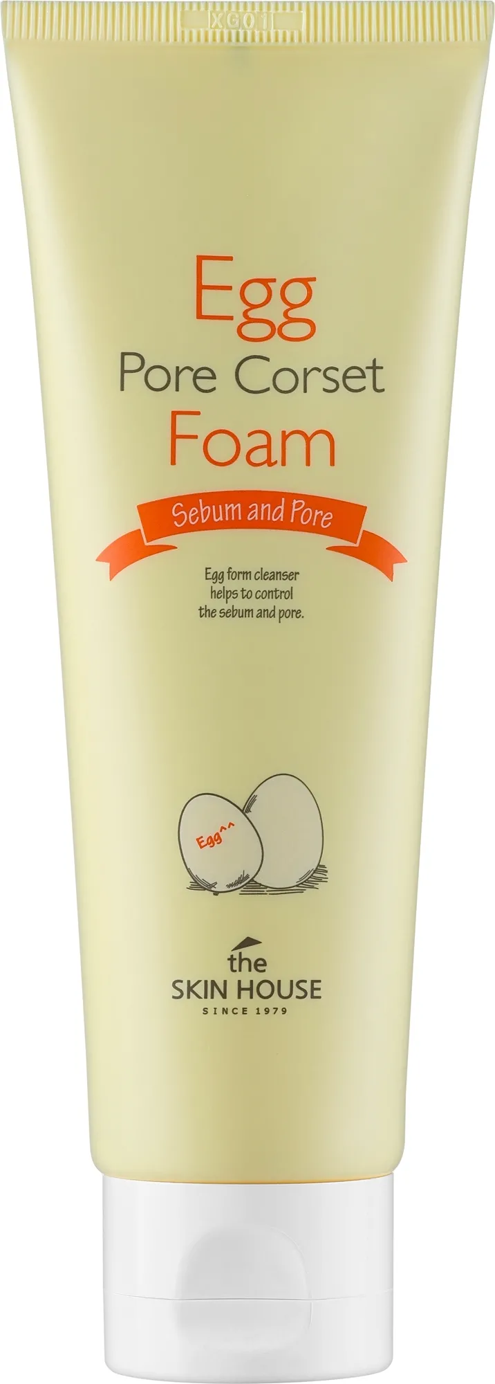 Schiuma detergente viso con estratto d'uovo