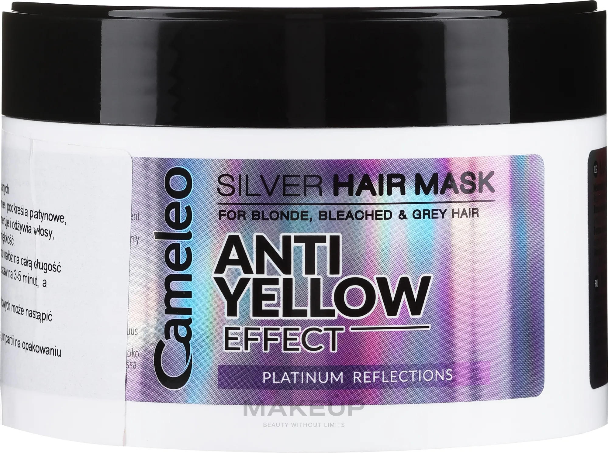 Maschera antigiallo per capelli biondi e decolorati