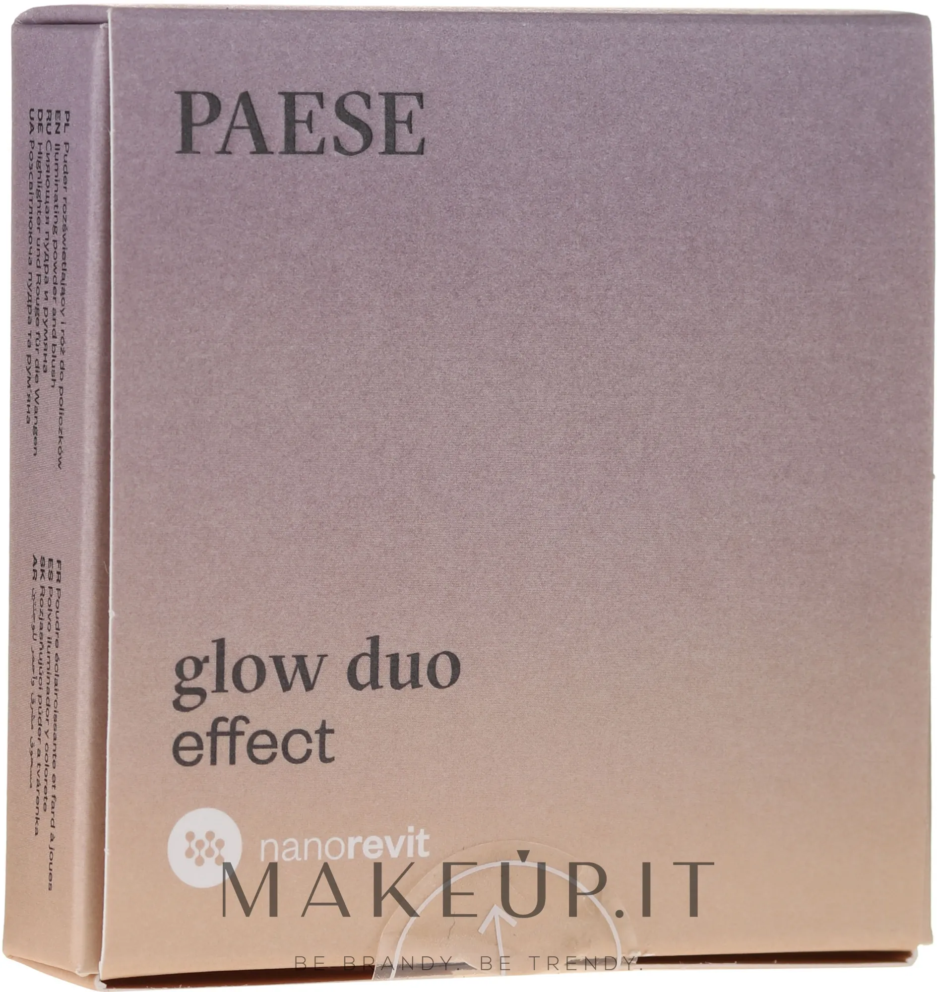 Paese Nanorevit Glow Duo Effect Powder And Blush