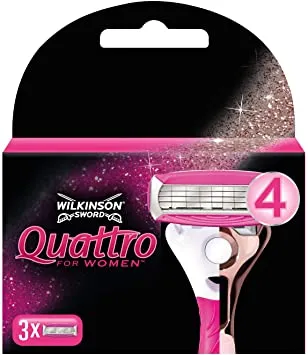 WILKINSON QUATTRO DONNA LAME RICAMBI 3 PZ