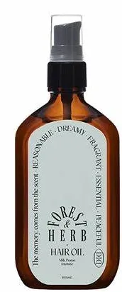 Olio per capelli con proteine del latte "Forest & Herb"