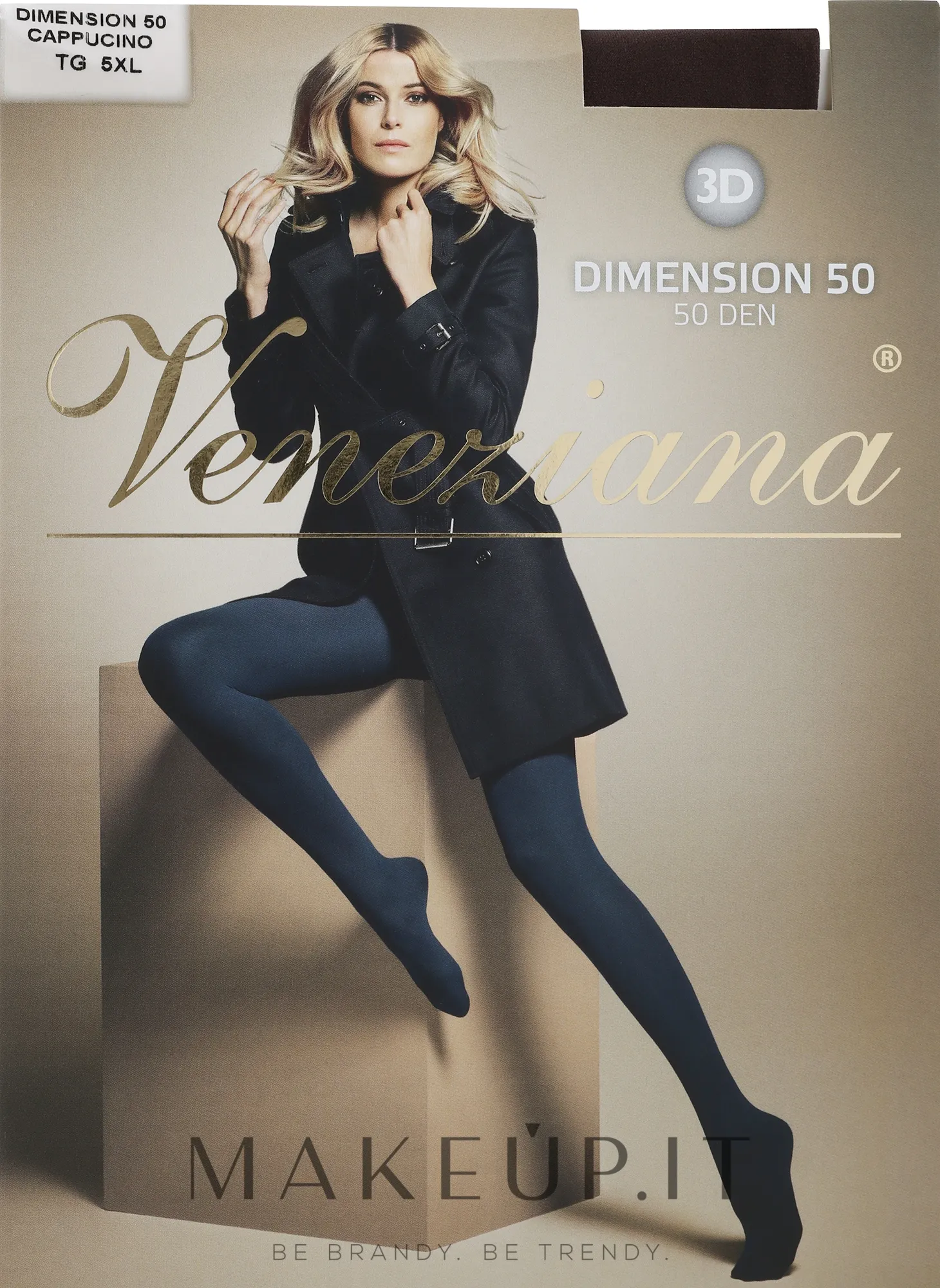 Collant da donna "Dimension 3D", 50 Den, Cappuccino