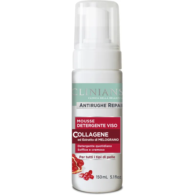 CLINIANS MELOGRANO MOUSSE DETERGENTE VISO 150 ML